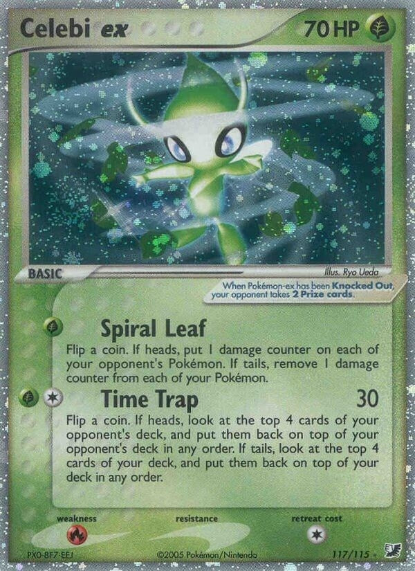 Image for Celebi ex (Unseen Forces) (117/115) - Pokemon