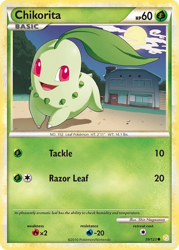 Image for Chikorita (HeartGold SoulSilver) (59/123) - Pokemon