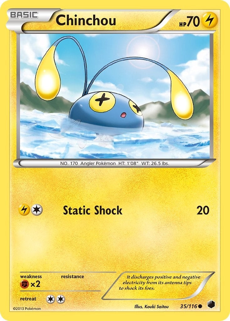 Image for Chinchou (Plasma Freeze) (35/116) - Pokemon