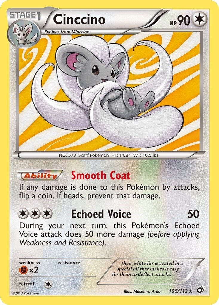 Image for Cinccino (Legendary Treasures) (105/113) - Pokemon