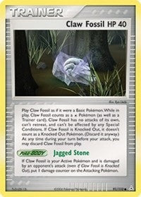 Image for Claw Fossil (Holon Phantoms) (91/110) - Pokemon