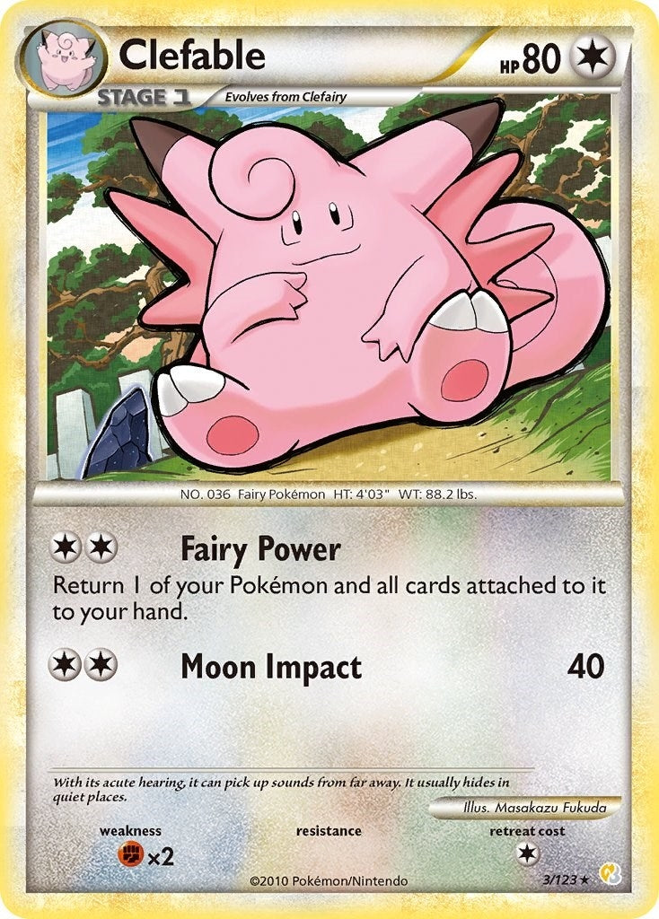 Image for Clefable (HeartGold SoulSilver) (3/123) - Pokemon