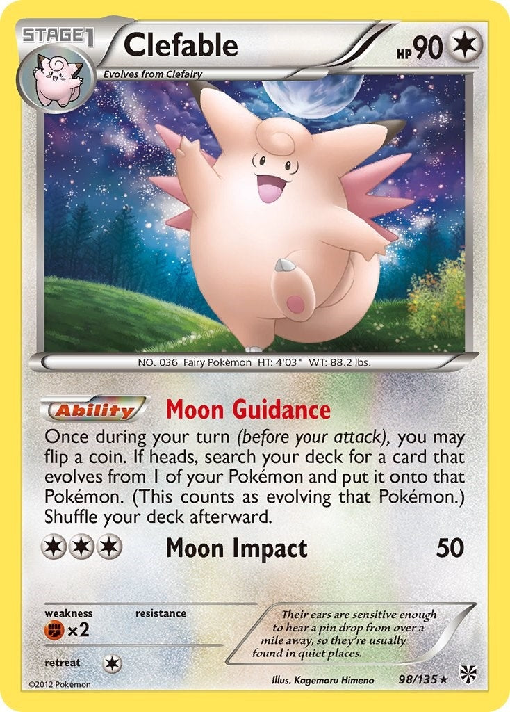Image for Clefable (Plasma Storm) (98/135) - Pokemon