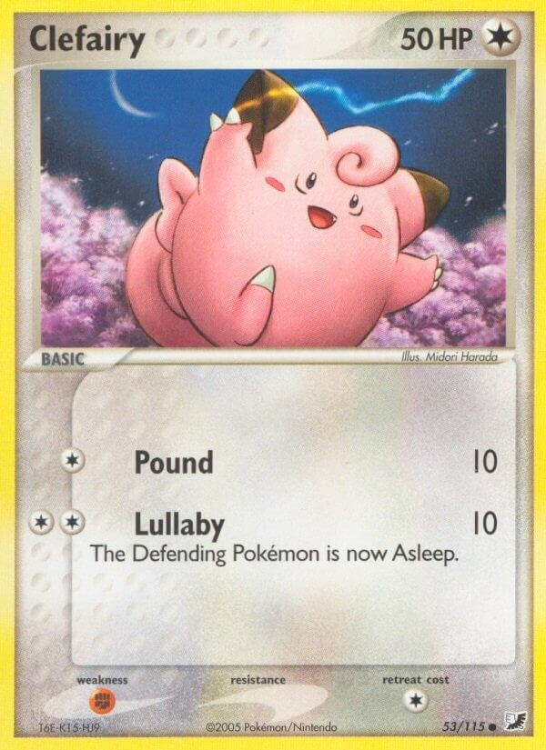 Image for Clefairy (Unseen Forces) (53/115) - Pokemon