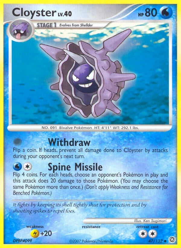 Image for Cloyster (Secret Wonders) (47/132) - Pokemon