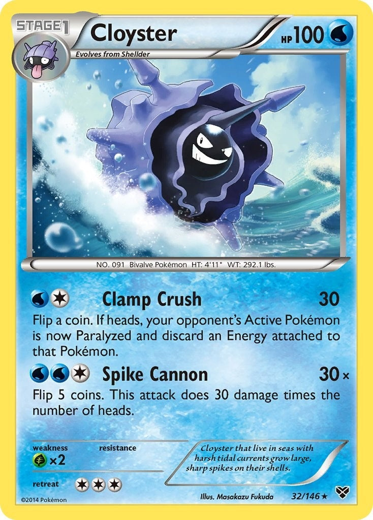 Image for Cloyster (XY Base Set) (32/146) - Pokemon