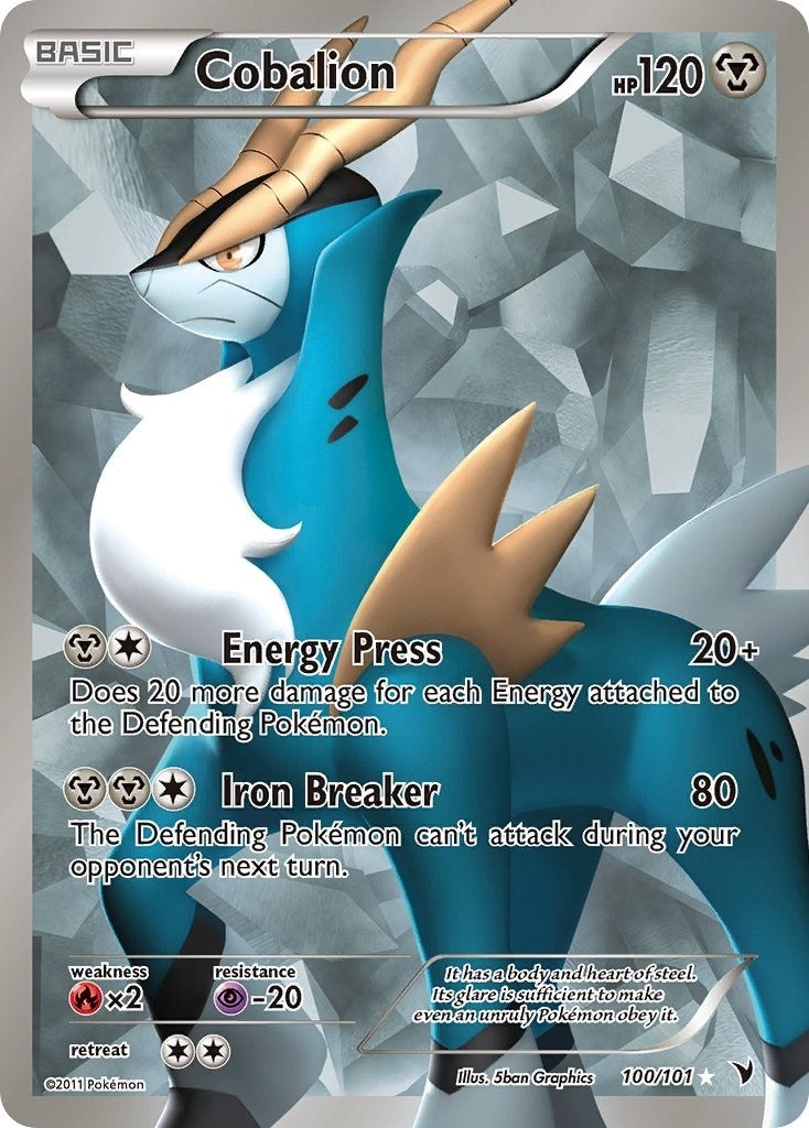 Image for Cobalion (100 Full Art) (Noble Victories) (100/101) - Pokemon