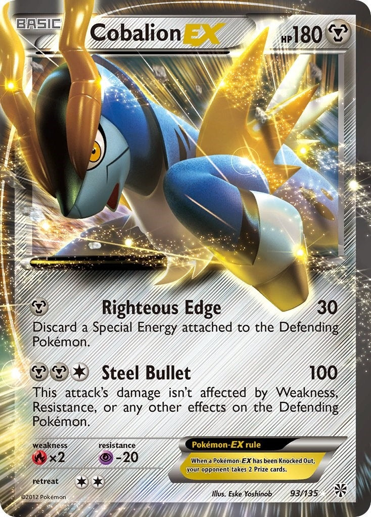 Image for Cobalion EX (Plasma Storm) (93/135) - Pokemon