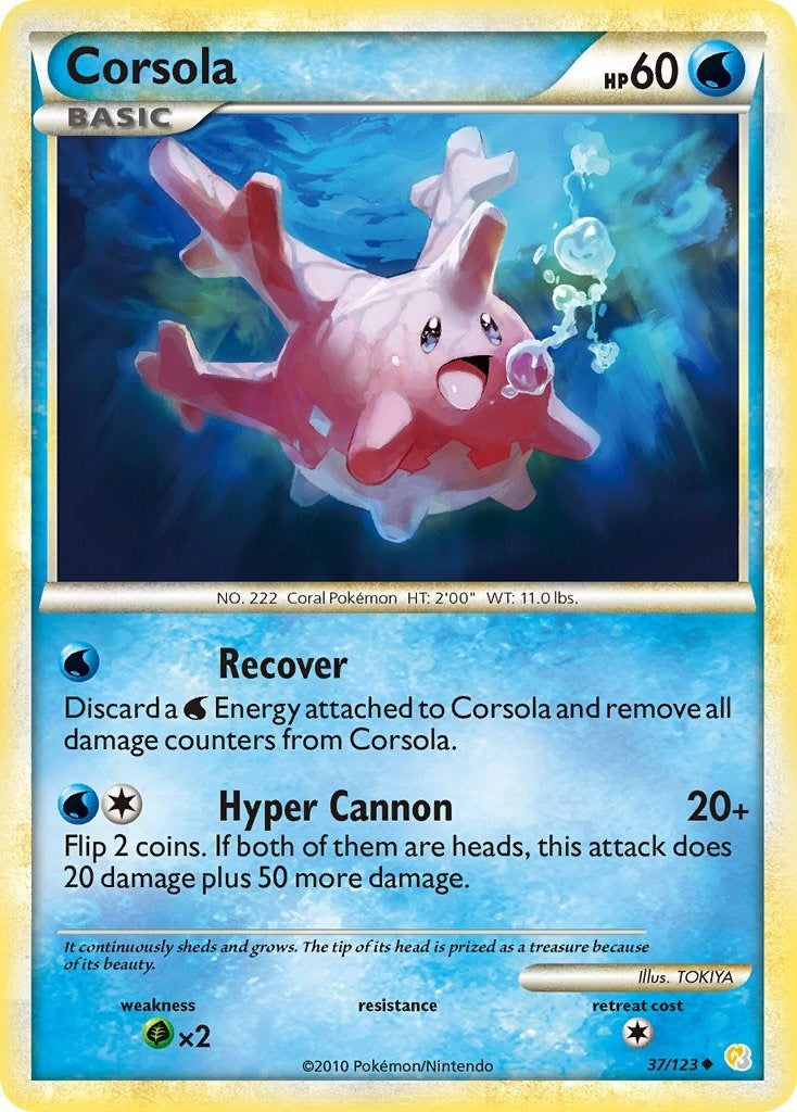 Image for Corsola (HeartGold SoulSilver) (37/123) - Pokemon