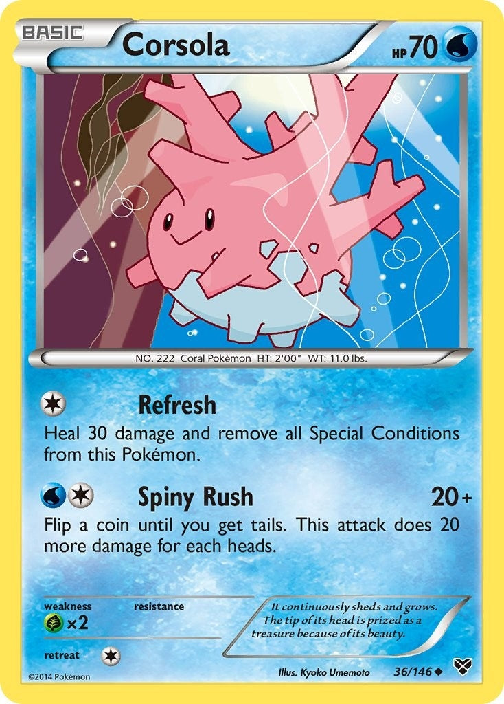 Image for Corsola (XY Base Set) (36/146) - Pokemon
