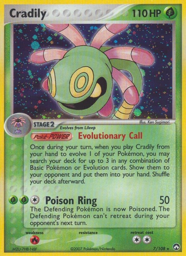 Image for Cradily (Power Keepers) (7/108) - Pokemon