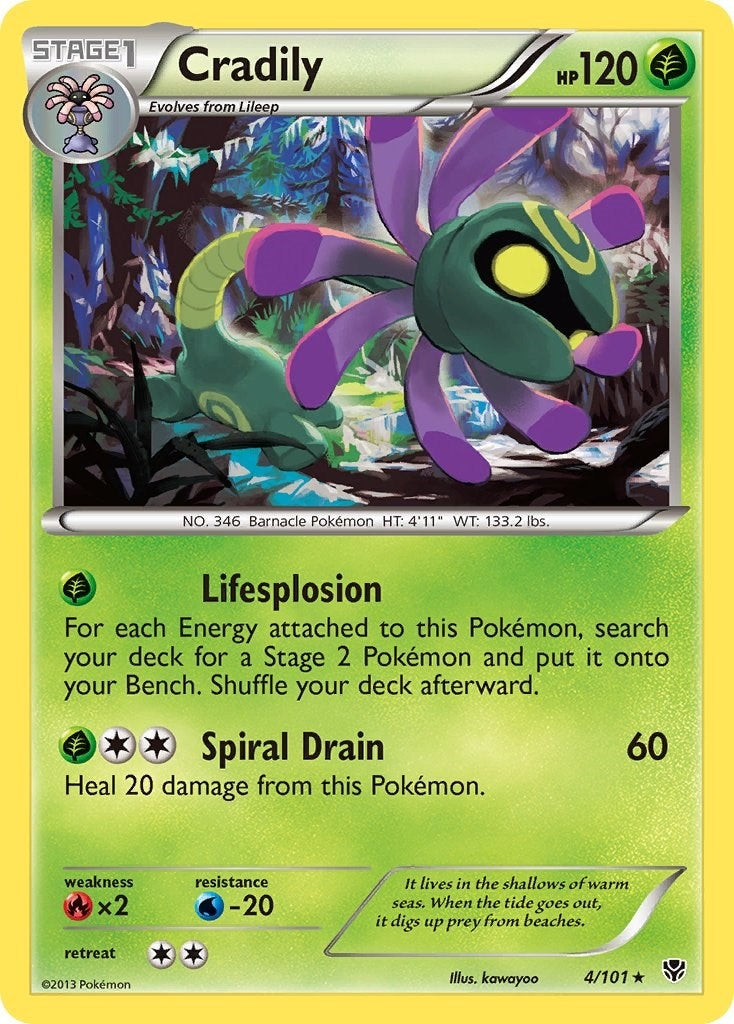 Image for Cradily (Plasma Blast) (4/101) - Pokemon
