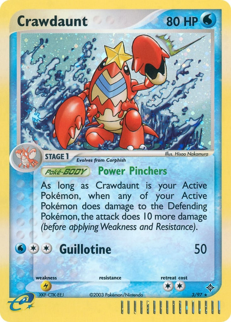 Image for Crawdaunt (Dragon) (3/97) - Pokemon