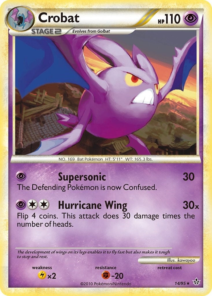 Image for Crobat (Unleashed) (14/95) - Pokemon