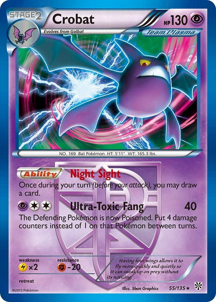 Image for Crobat (Team Plasma) (Plasma Storm) (55/135) - Pokemon