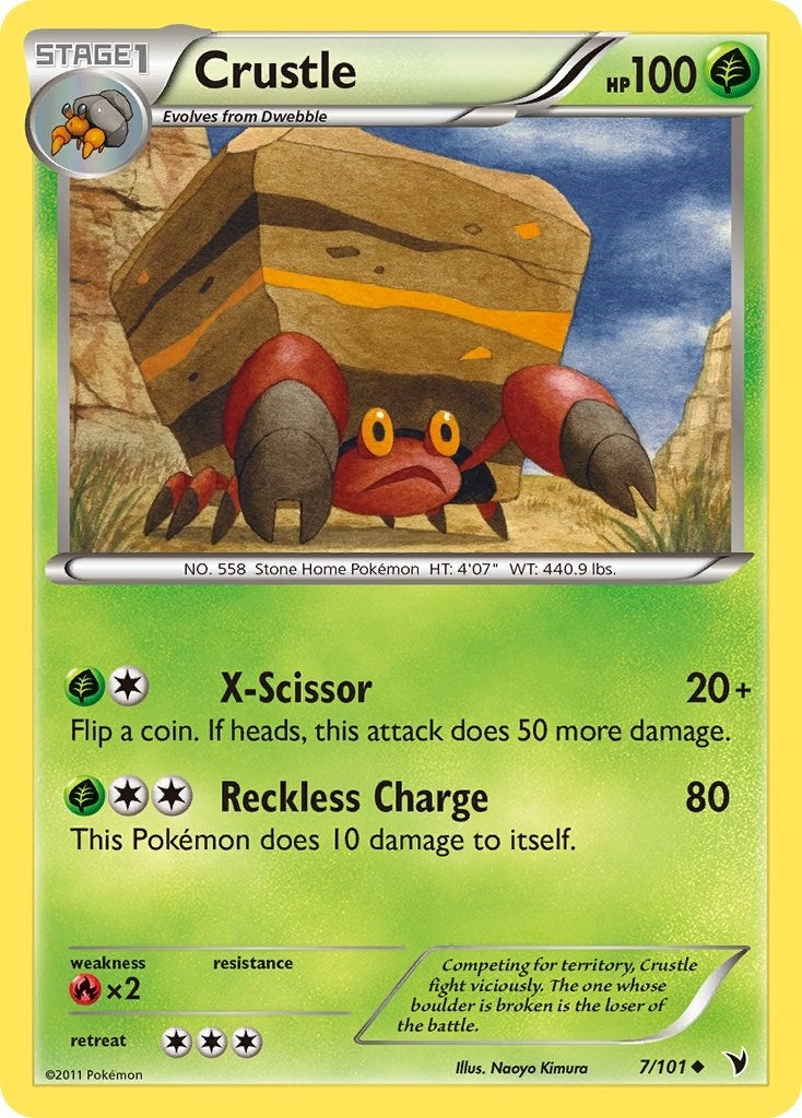 Image for Crustle (Noble Victories) (7/101) - Pokemon