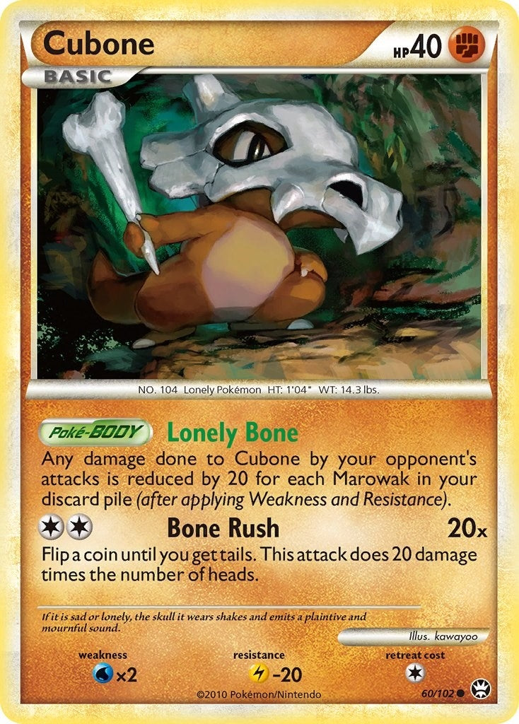 Image for Cubone (Triumphant) (60/102) - Pokemon