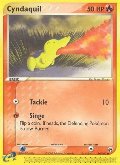 Image for Cyndaquil (Sandstorm) (59/100) - Pokemon