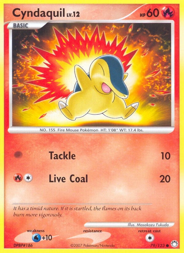 Image for Cyndaquil (Mysterious Treasures) (79/123) - Pokemon