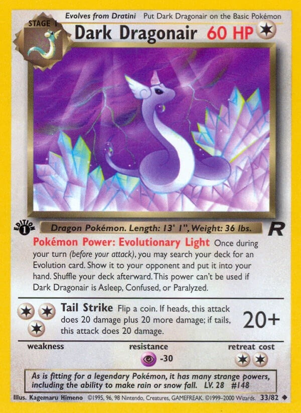 Image for Dark Dragonair (Team Rocket) (33/82) - Pokemon