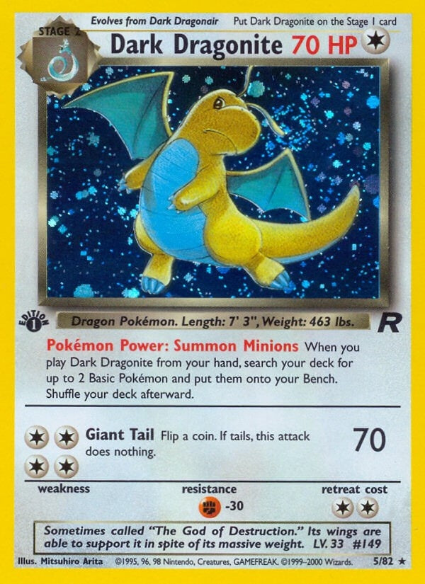 Image for Dark Dragonite (5) (Team Rocket) (05/82) - Pokemon