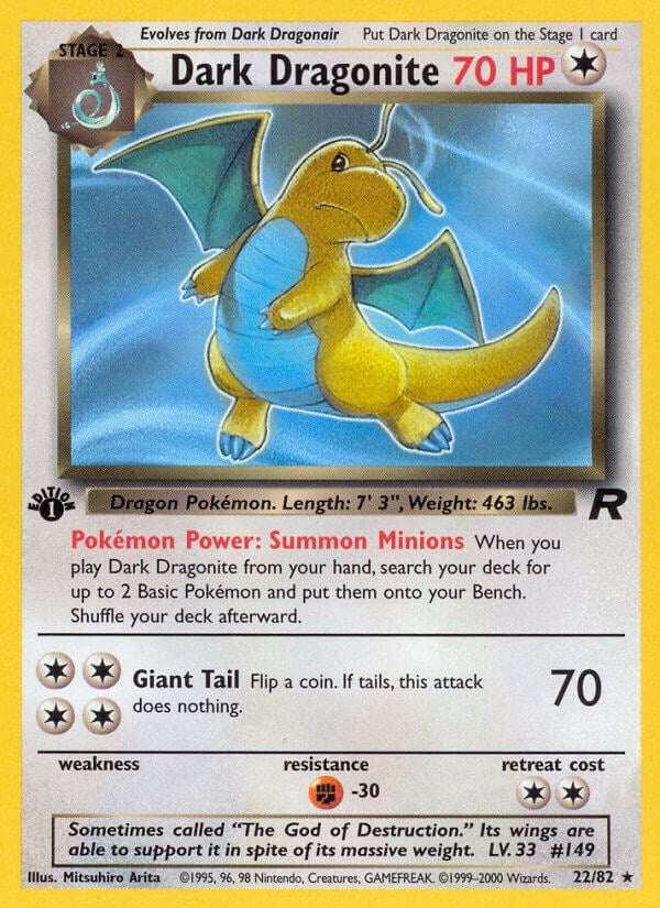Image for Dark Dragonite (22) (Team Rocket) (22/82) - Pokemon