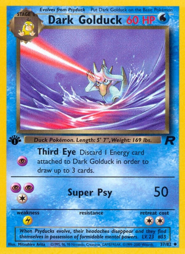 Image for Dark Golduck (Team Rocket) (37/82) - Pokemon