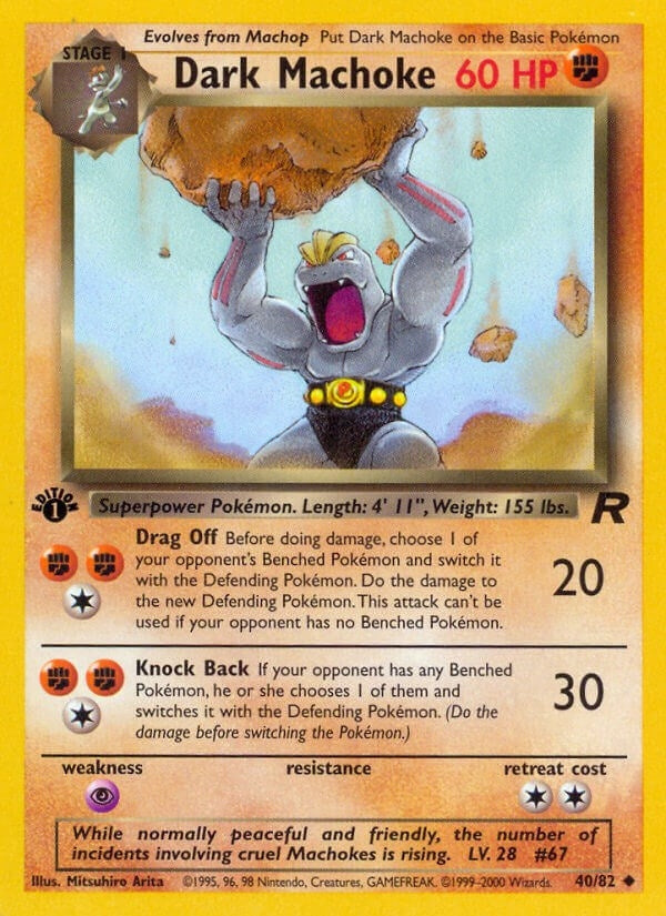 Image for Dark Machoke (Team Rocket) (40/82) - Pokemon