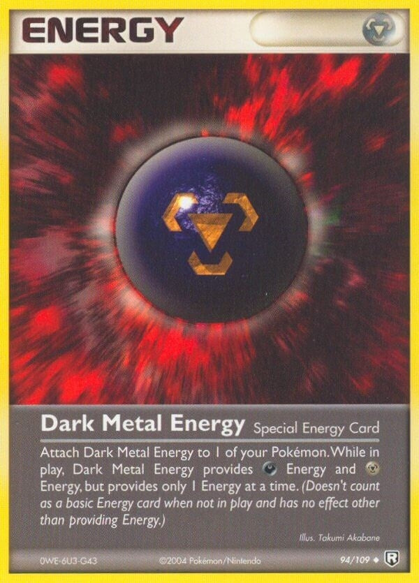 Image for Dark Metal Energy (Team Rocket Returns) (94/109) - Pokemon