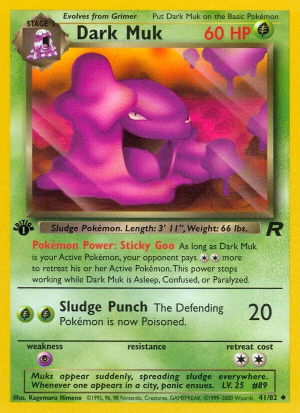 Image for Dark Muk (Team Rocket) (41/82) - Pokemon