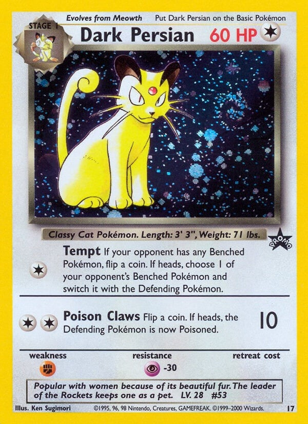 Image for Dark Persian (WoTC Promo) (17/53) - Pokemon