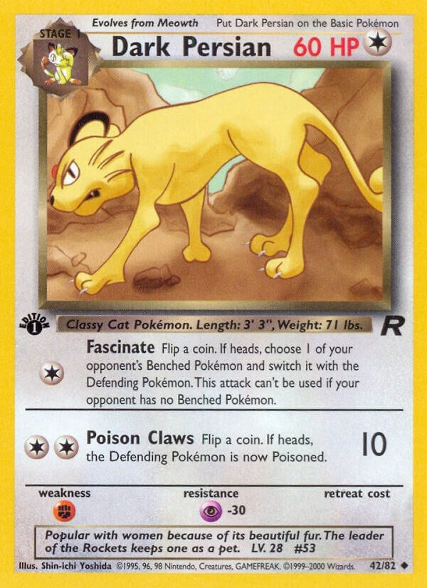 Image for Dark Persian (Team Rocket) (42/82) - Pokemon