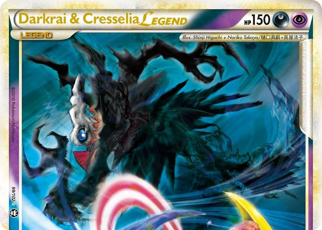 Image for Darkrai & Cresselia Legend (Top) (Triumphant) (99/102) - Pokemon