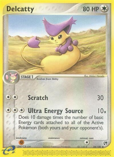 Image for Delcatty (Sandstorm) (34/100) - Pokemon