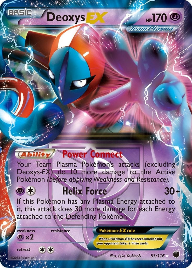 Image for Deoxys EX (Team Plasma) (Plasma Freeze) (53/116) - Pokemon