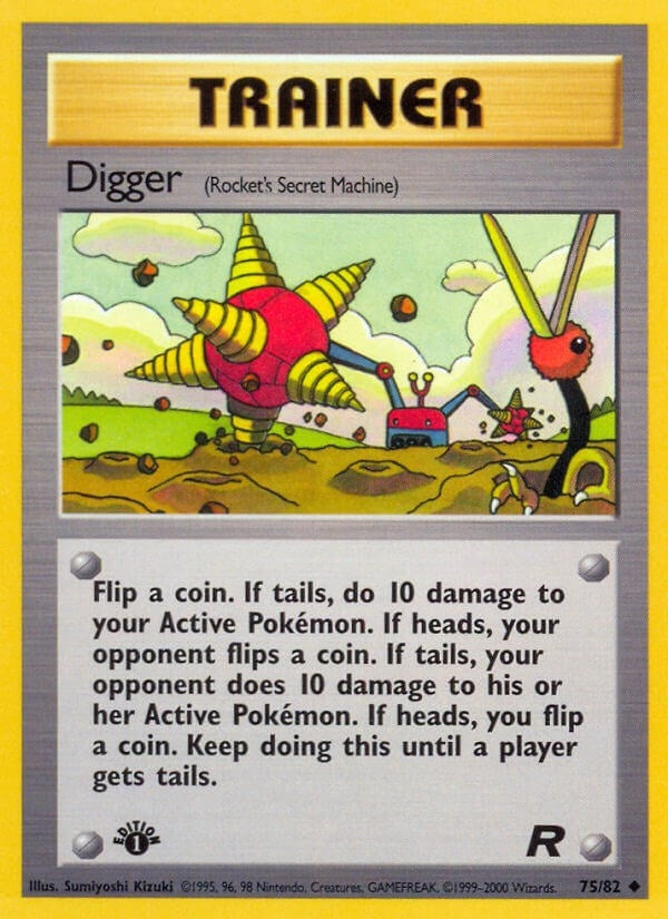 Image for Digger (Rocket's Secret Machine) (Team Rocket) (75/82) - Pokemon