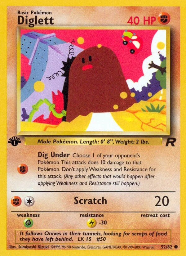 Image for Diglett (Team Rocket) (52/82) - Pokemon