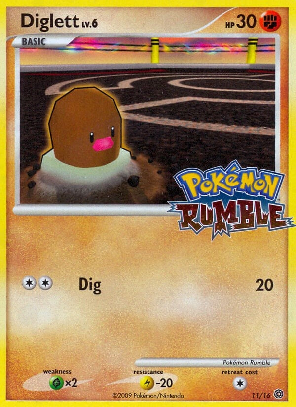 Image for Diglett (Rumble) (11) - Pokemon