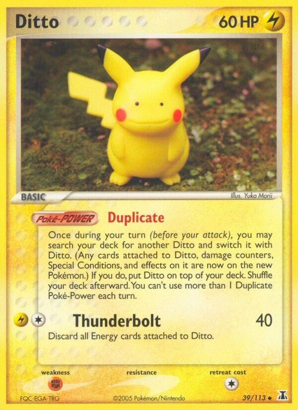 Image for Ditto - 039/113 (Pikachu) (Delta Species) (39/113) - Pokemon