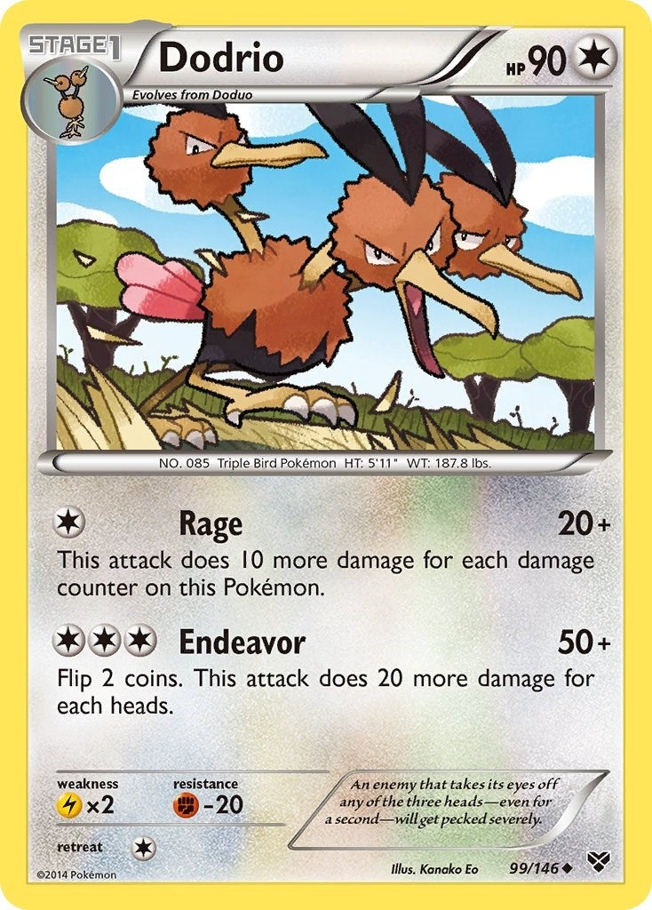 Image for Dodrio (XY Base Set) (99/146) - Pokemon