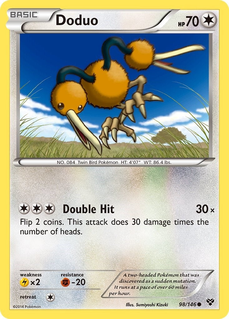 Image for Doduo (XY Base Set) (98/146) - Pokemon