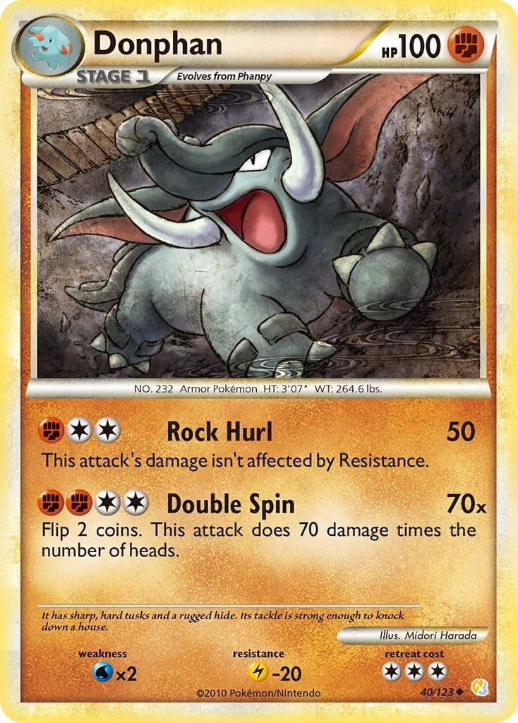 Image for Donphan (HeartGold SoulSilver) (40/123) - Pokemon