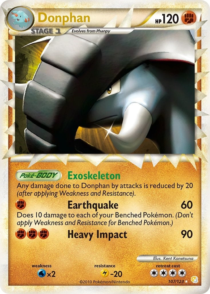 Image for Donphan (Prime) (HeartGold SoulSilver) (107/123) - Pokemon