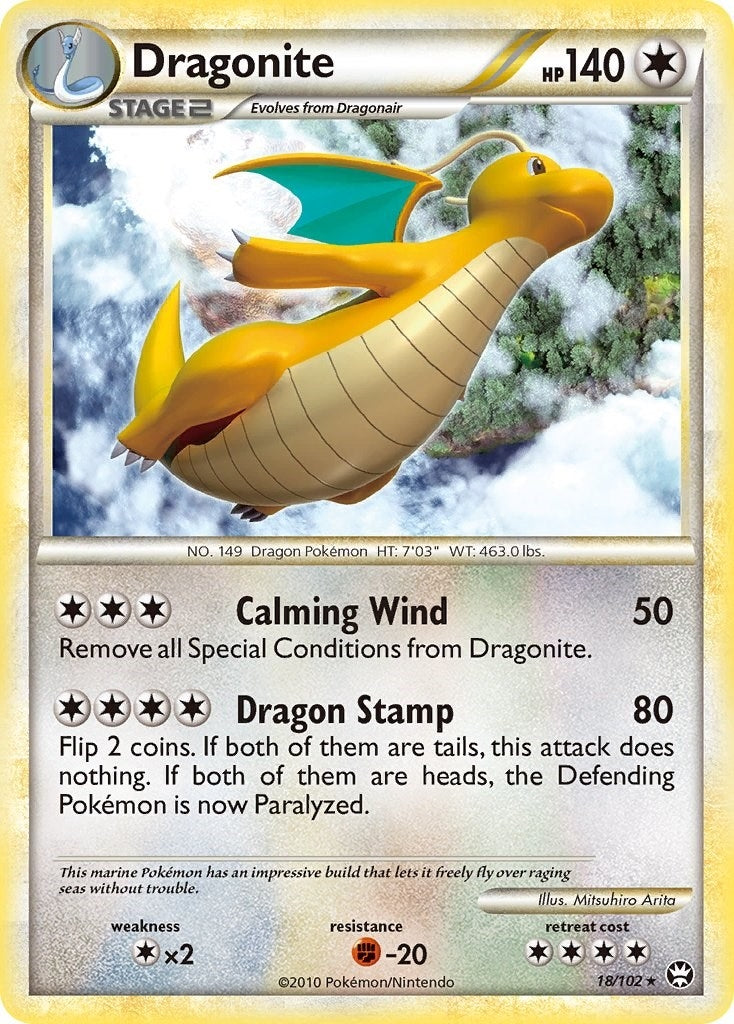 Image for Dragonite (Triumphant) (18/102) - Pokemon
