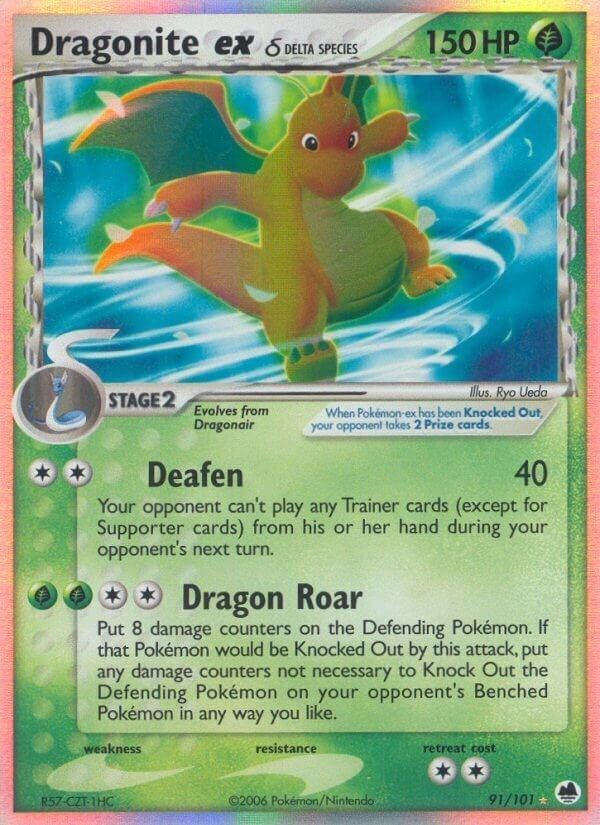 Image for Dragonite ex (Delta Species) (Dragon Frontiers) (91/101) - Pokemon