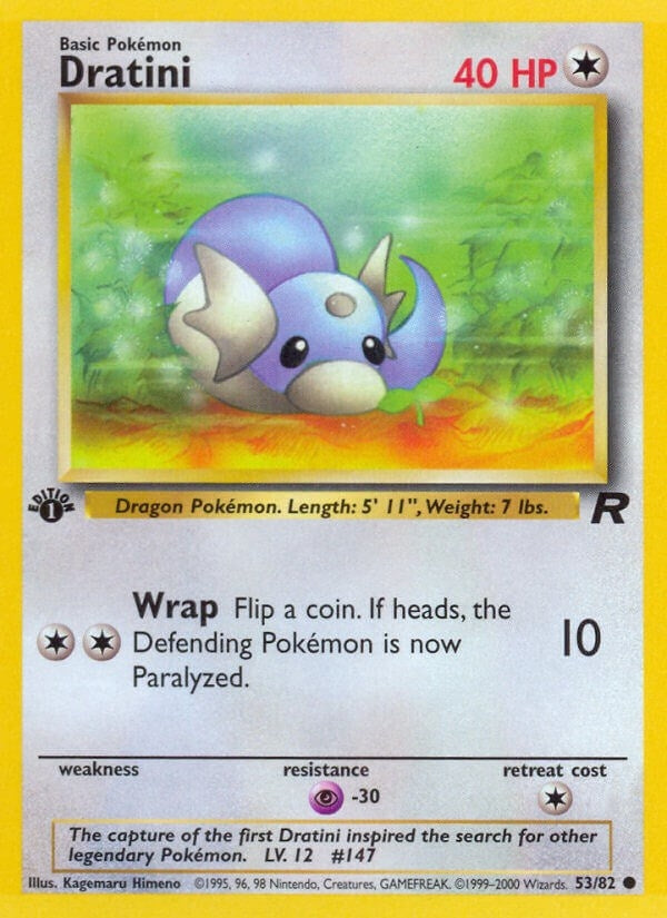 Image for Dratini (Team Rocket) (53/82) - Pokemon