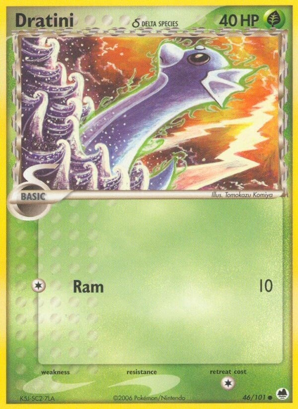 Image for Dratini (Delta Species) (Dragon Frontiers) (46/101) - Pokemon