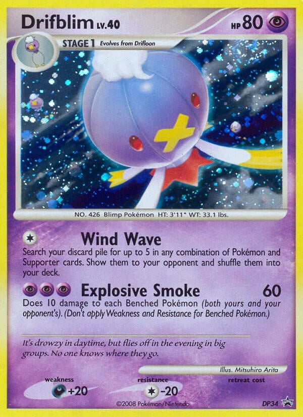 Image for Drifblim - DP34 (Diamond and Pearl Promos) (DP34) - Pokemon