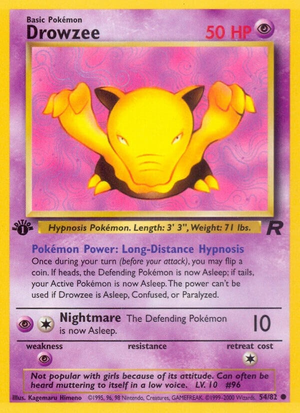 Image for Drowzee (Team Rocket) (54/82) - Pokemon