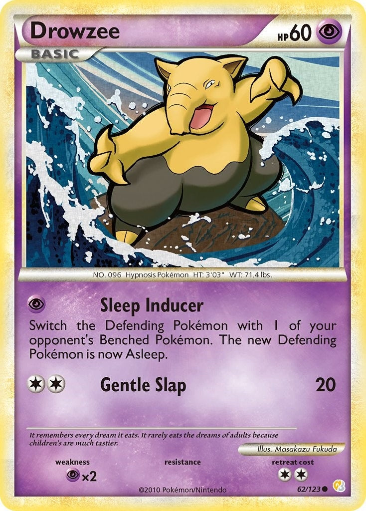 Image for Drowzee (HeartGold SoulSilver) (62/123) - Pokemon